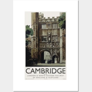 Cambridge UK Vintage Poster 1930 Posters and Art